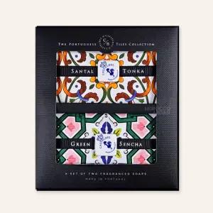 카스텔벨 포르투갈 타일 솝 세트 200g 2종세트 상탈통카 그린센챠