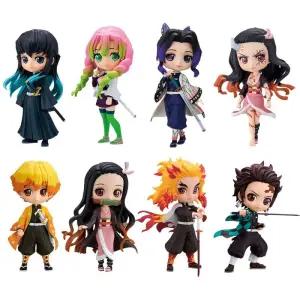 귀멸의칼날 귀여운 예쁜 감성 애니메이션 귀멸 칼날 피규어 네즈코 탄지로 젠이츠 이노스케 쿄쥬로 기유 Qp