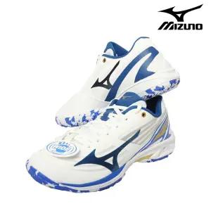 미즈노 71GA264304 웨이브클로4 블루 골드 배드민턴화 신발