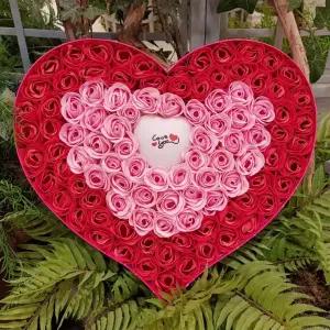 100송이 장미꽃 꽃비누 어버이날 졸업 입학 이벤트 성년 발렌타인데이 화이트데이 선물 비누