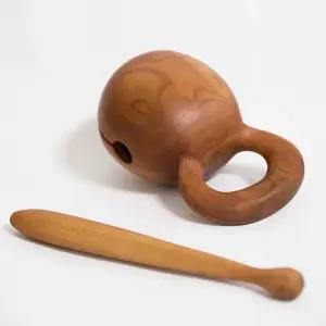 불교 목탁 원목 염불용 심신안정 명상용품 10cm 장식용 불교용구 나무목탁