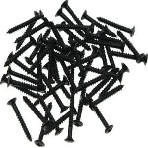 레 폴 SG 블랙용 기타 험버커 픽업 링 장착 나사 50개 팩 프레임 서라운드