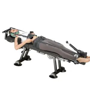 전동 허리견인기 스트레칭 경추 운동 요추 확장기 교정 목 기계 좌식 척추 의자