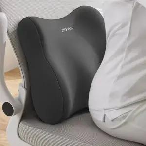 직장인 학생 등 허리 받침 자세유지 메모리폼 쿠션