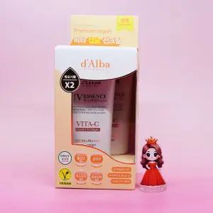 1+1 달바 광노화선 비타 캡슐 안티에이징 선크림 50mL + 50mL 도매수출가능