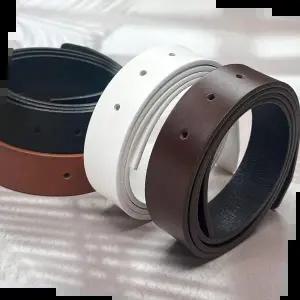 통가죽허리띠 플럼도트 이탈리아통가죽 소가죽벨트끈 허리띠