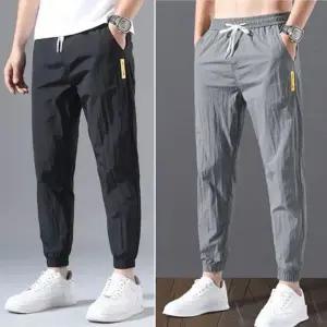 봄 여름 데일리 팬츠 남성 얇은 조거팬츠 밴딩 작업복