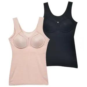 (탈렌트)인견 줄무늬 캡일체형 노와이어 몰드 브라런닝