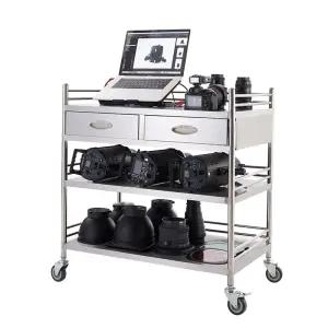 미용실카트 미용실트레이 이동식 트롤리 미용카트 헤어샵 바퀴 피부샵 스텐