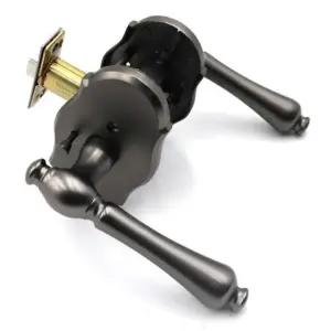 방문 화장실 열쇠없는 버튼 잠금 엔틱 레버 손잡이 욕실용 문고리 목문도어 교체