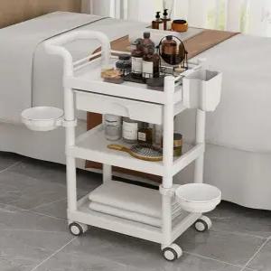 피부샵 선반 웨건 트레이 왁싱 이동식 미용기기 장비 뷰티 미용트롤리