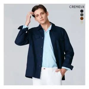 루시앙 다니엘크레뮤 썸머 프렌치 린넨 블렌디드 셔츠 재킷 368768