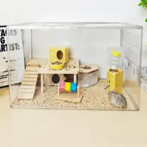 해피 햄스터케이지120 리빙박스 120L 투명 햄스터집