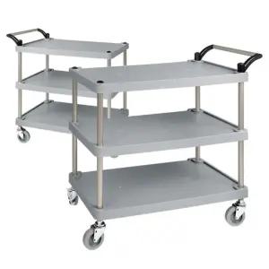 3단 플라스틱 대형 식당 서빙웨건 홀카트 왜건 베이커리 배식