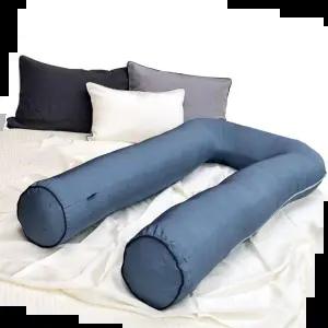 안고자는베개 마벨러스홈데코 쿨감 인견 U자 바디필로우 대형