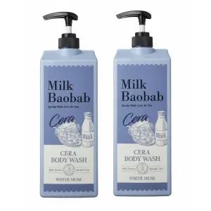 밀크바오밥 세라 바디워시 1200ml 화이트머스크 2개