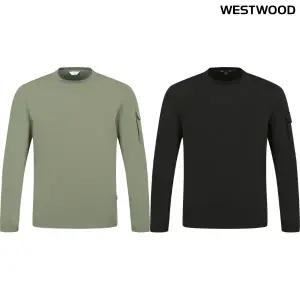 [대구백화점] [웨스트우드]남성 간절기 포켓 우븐 라운드티(WP1MTTR417)