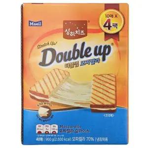 트레이더스 상하 더블업 모짜렐라 치즈 960g(24g x 40매) 무료배송 gx
