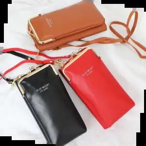 여성가방 블루마운트 심플 지갑형 미니크로스백 여자가방 W6609