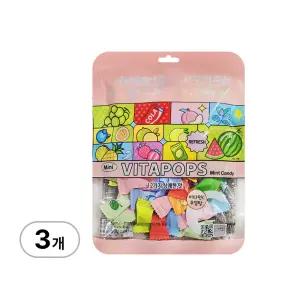 샤오커오라 비타팝스캔디 12가지 상쾌한 맛 60g x 3개 미니캔디