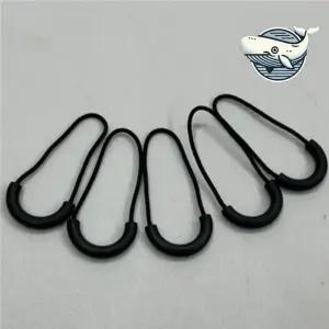 가방 수납 용품 U형 지퍼 손잡이 자크고리 검정 5p 지퍼풀러 지퍼고리