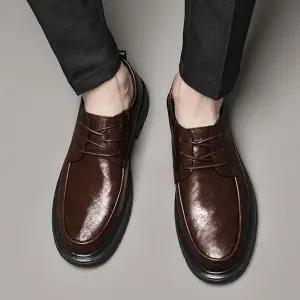 남성 2컬러 클래식 청키솔 신사용 캐주얼 로퍼더비슈즈 비지니스 남자화 캐주얼화 단화 컴포트화 구두