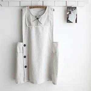 세일러 레이스 앞치마주방용품 주머니 방수 패션 다기능 공방 포켓 교사 카페