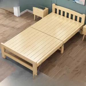 1인 침대프레임 접이식 나무 원룸 평상 기숙사 깔판 사무실