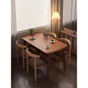4인용 다이닝테이블 북유럽 원목 가정용 주방 월넛 애쉬 인테리어 식탁세트