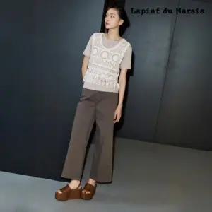 라삐아프 26SS 워시드 세미 와이드 크롭 데님 팬츠 1 + 1세트