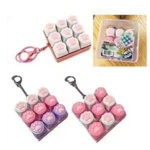 고양이발 냥발 키캡키링 딸깍이 손장난감 키보드 클리커 피젯토이 키홀더