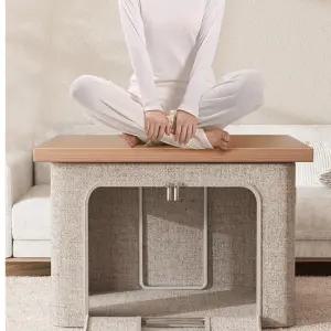 냄새없는 린넨소재 옷 이불 의류 보관 수납함 리빙박스 66L 100L