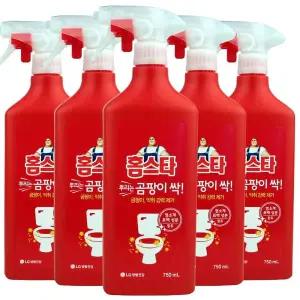 메온셀 25년 12월 리뉴얼 출고 홈스타 곰팡이스프레이 750ml 5개 곰팡이제거 팡이제로