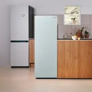 [플랫 파워 블렌더 증정] 풀무원 김치냉장고 1도어 148L 라이트그레이 3등급