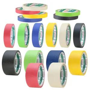 칼라 마스킹테이프 종이테이프 문구 제본 도장 페인트 바닥라인 12mm 25mm 48mm