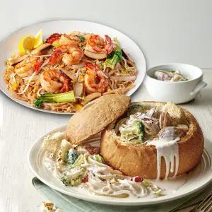 애슐리 타이 시푸드 팟타이+봉골레 크림 빠네 총 4인분 크리스마스 홈파티 밀키트