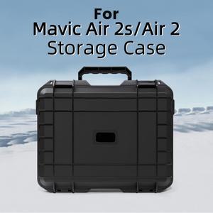 호환 DJI Air 2S용 하드 쉘 보관 운반 케이스 Mavic 2/2S 스마트 컨트롤러 드론 액세서리 방수 박스 가방