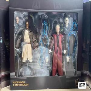 스타워즈 가라지 키트 엠퍼러 메이스 윈두와 다스 시디어스 1/12 스케일 액션 피규어 모델 장난감 수집