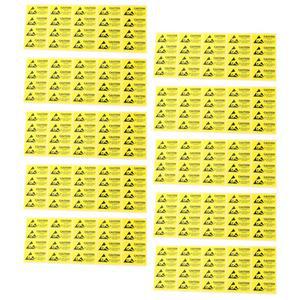 200 개 자기 정적 장치 한 방지 경고 데 ESD 스티커 레이블 전자 정전기 스티커에 대 칼 민감한