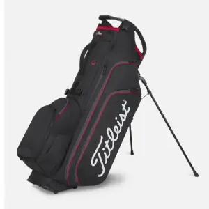 골프백 2026 하이브리드 14구 Hybrid 블랙레드 스탠드백 (TB25SX14A)