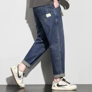 남자 편한 배기핏 청바지 봄가을 와이드 조거 데님팬츠 캐주얼 긴바지 힛템