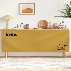 책상 하부 가림막 천 사무실 서재 하단 가리개 데스크 다리 커튼