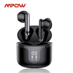 Mpow S47 진정한 무선 블루투스 V5.3 이어폰, 35H 재생, TWS 방수 이어버드, , 샤오미, 모든 스마트폰용