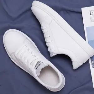 남자 PM099710 화이트 청바지 심플한 코디 스니커즈 운동화