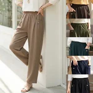 [엄마옷 로즈맘] 일준단추장식밴딩바지