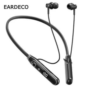 넥밴드이어폰 EARDECO 돌비 HIFI 사운드 무선 헤드폰 인이어 베이스 54 블루투스 넥밴드 이어폰 헤드셋 스