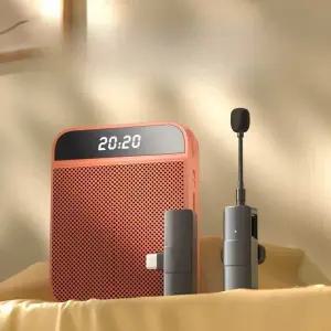 강의용 무선마이크 앰프 이동식 소형 교육용 휴대용 강사 방송 시스템 스피