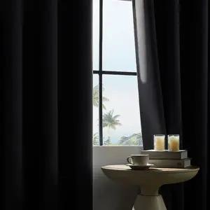 아일렛 커튼 두꺼운 사계절 햇빛 암막 커튼 침실 방한 창문형 자취방 베란다 원룸 주방 무지 방풍 짧은