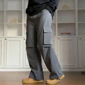 남성 조거 팬츠 루즈핏 파라슈트 데일리 남성 와이드 카고 팬츠 캐주얼 아웃도어 트레이닝 스포츠 츄리닝