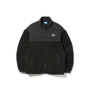 [롯데백화점]유씨엘에이 남녀공용 블럭 배색 플리스 재킷(UBAUJ71)